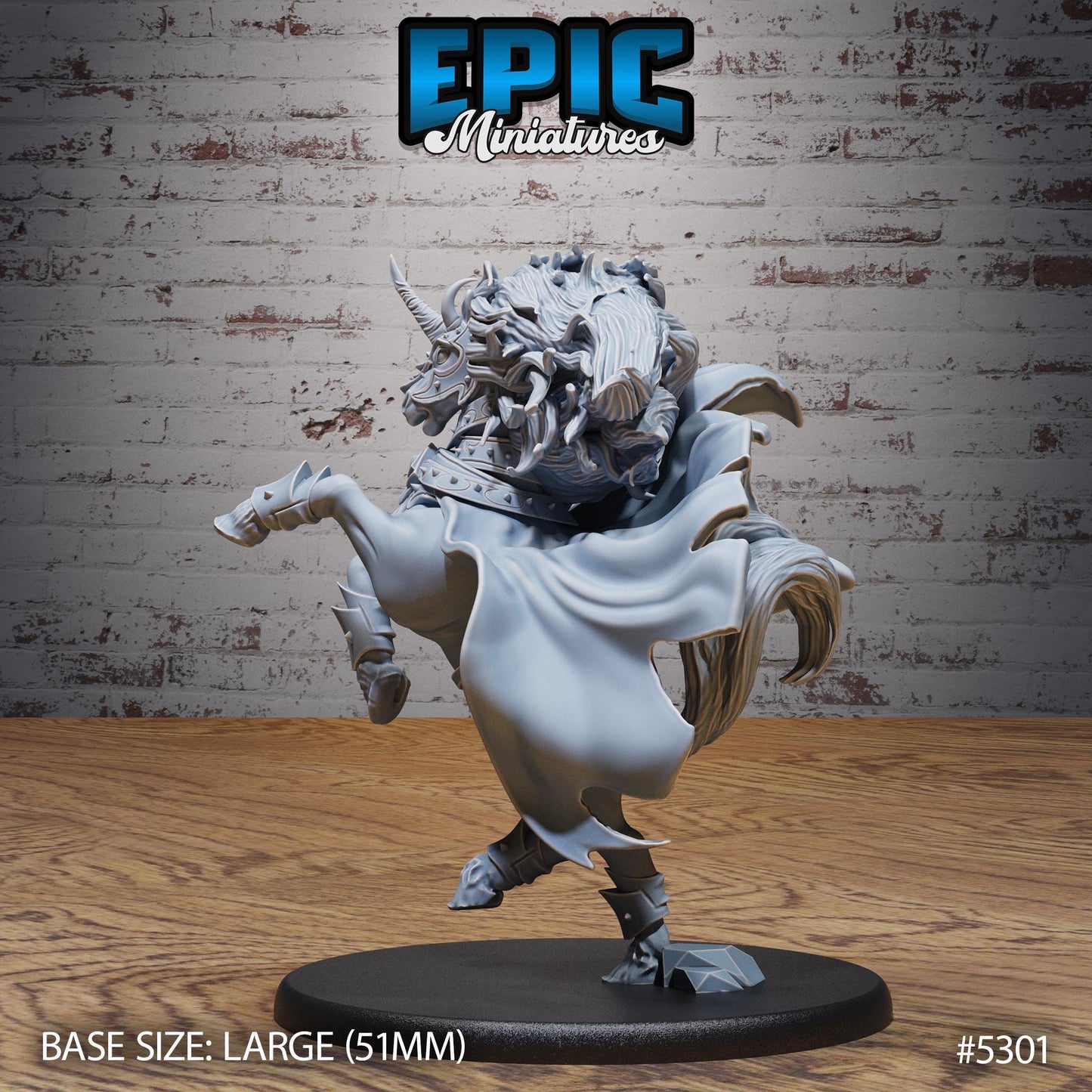 Dark Unicorn (3 Variants Available) - Epic Miniatures