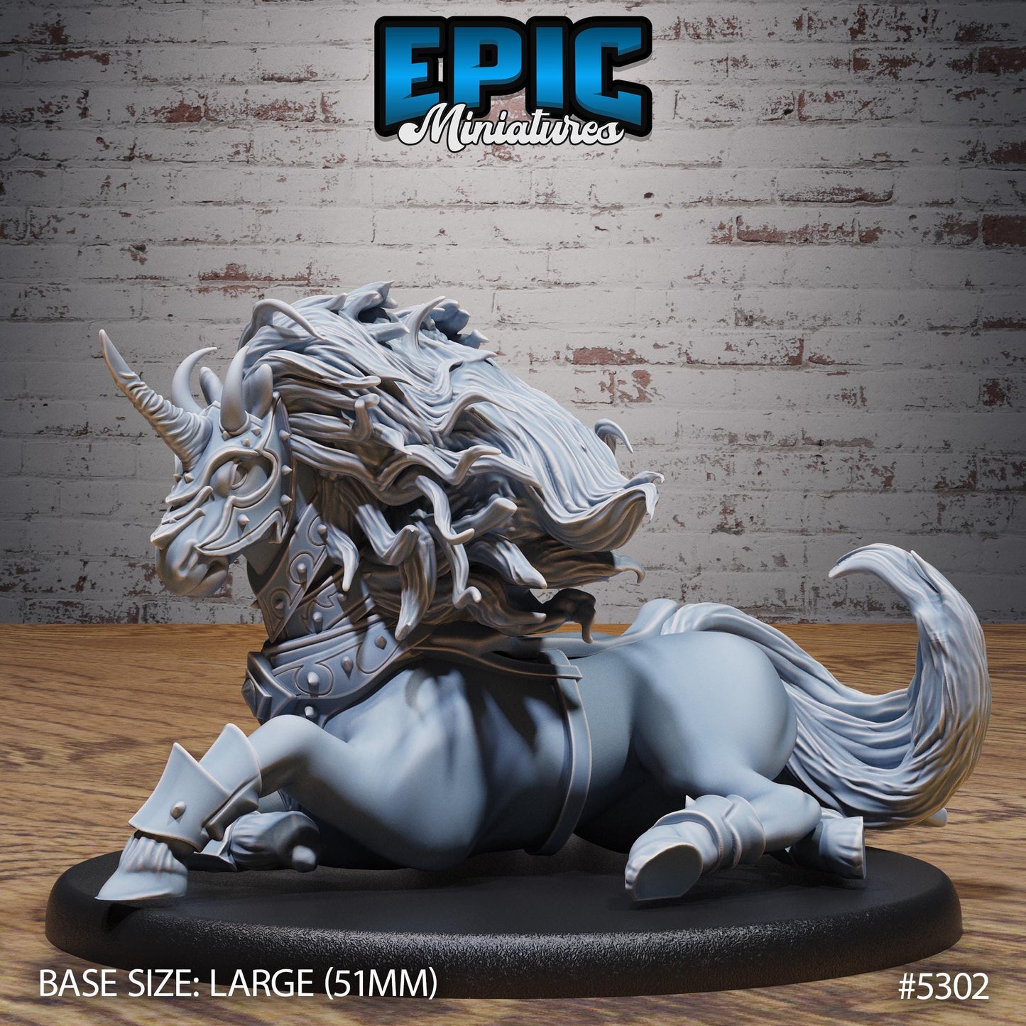 Dark Unicorn (3 Variants Available) - Epic Miniatures