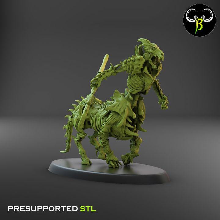 Marrowknight, Lance Squad 2 (3 Variants Available) - Clay Beast Creations