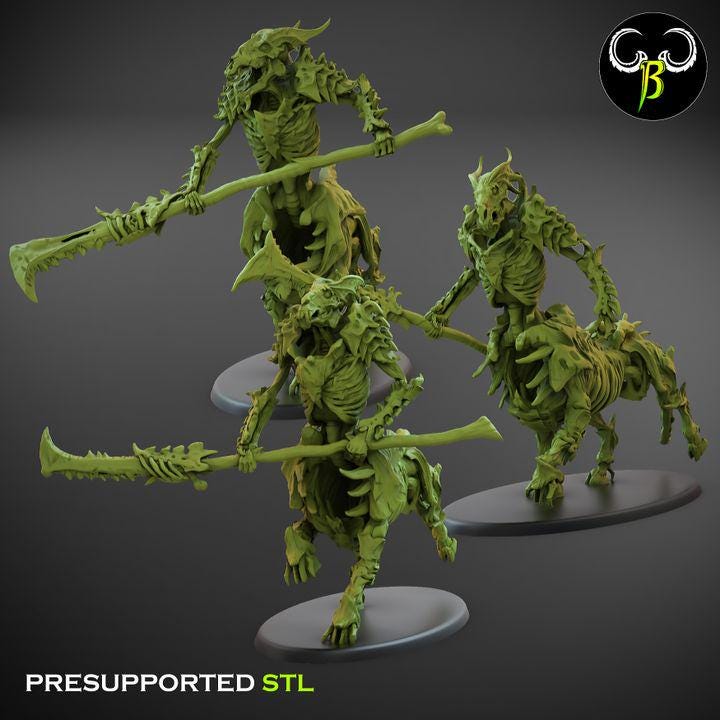 Marrowknight, Lance Squad 1 (3 Variants Available) - Clay Beast Creations