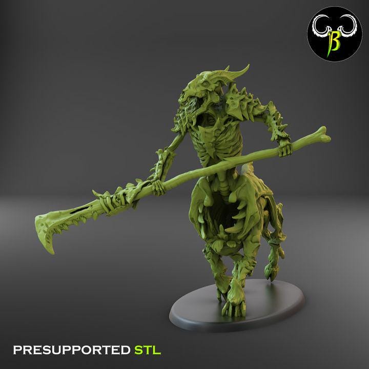 Marrowknight, Lance Squad 1 (3 Variants Available) - Clay Beast Creations