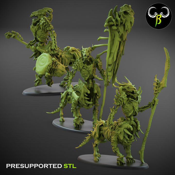 Marrowknight, Leader Squad (3 Variants Available) - Clay Beast Creations