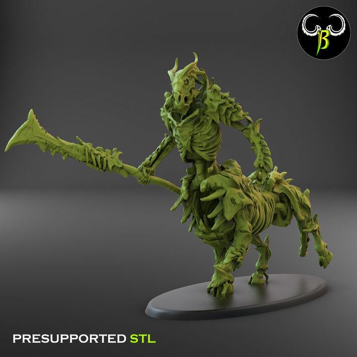 Marrowknight, Lance Squad 1 (3 Variants Available) - Clay Beast Creations