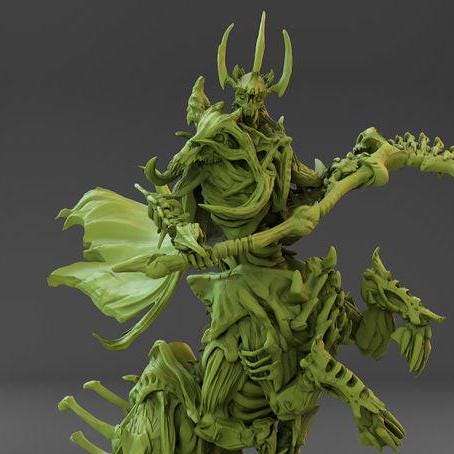 Blight Champion, Undead Centaur - Clay Beast Creations