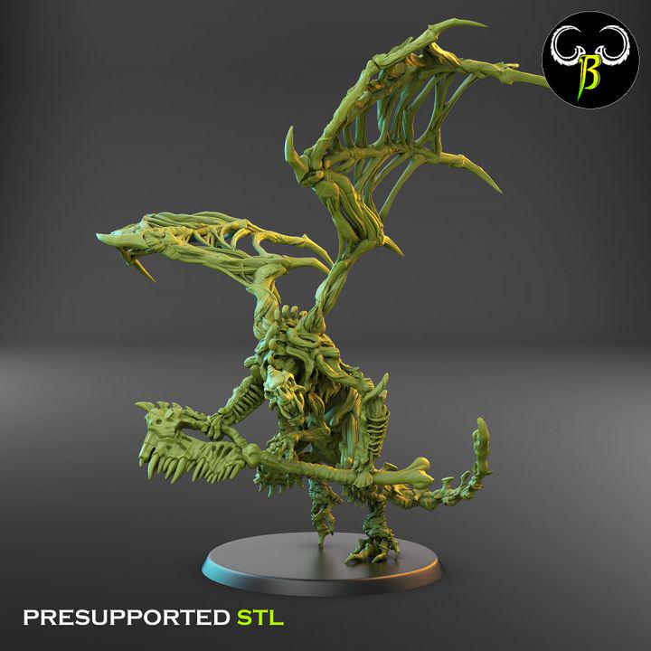 Goregyls, Bone Gargoyles - Axe Squad (4 Variants Available) - Clay Beast Creations