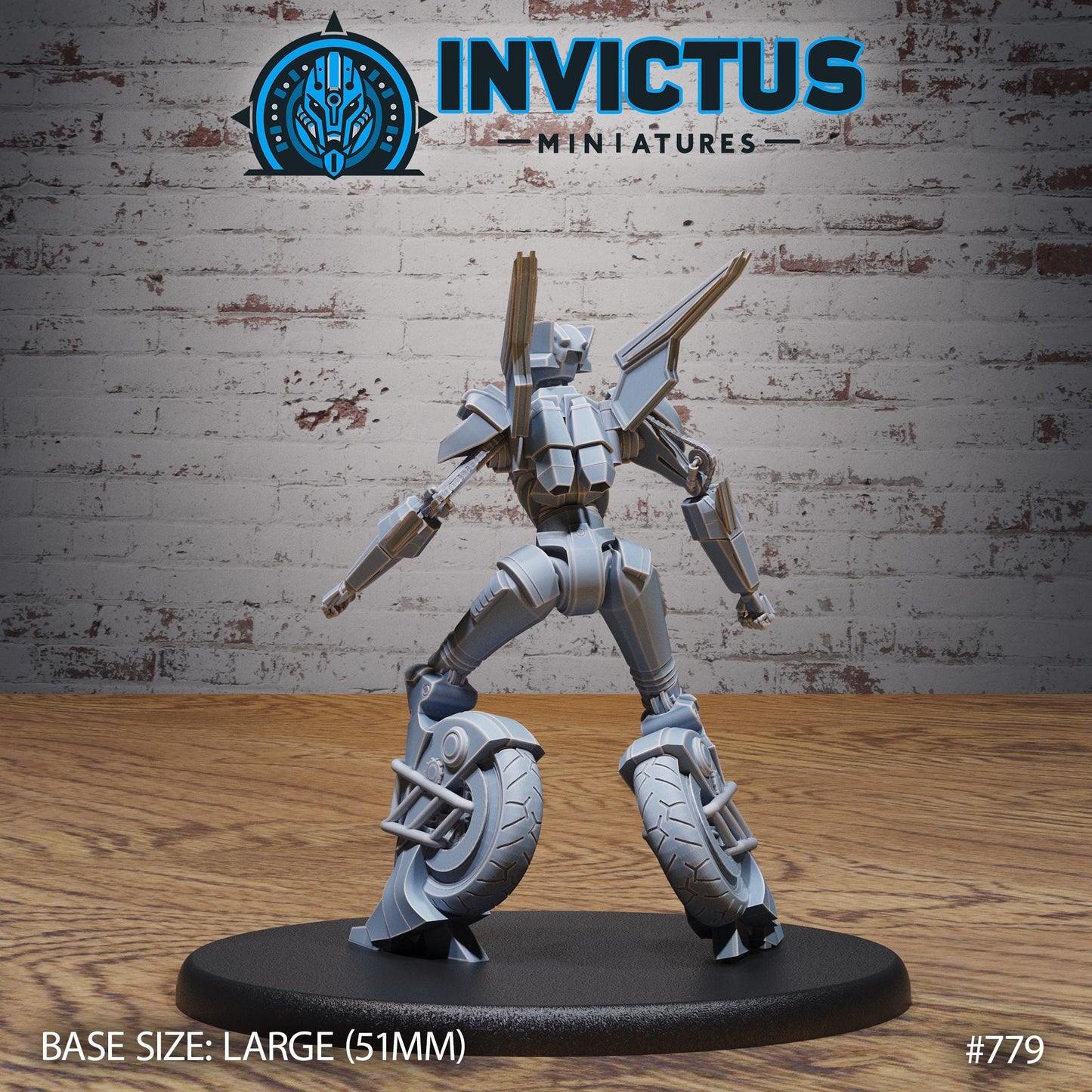 Bike Robot (2 Variants Available) - Invictus Miniatures