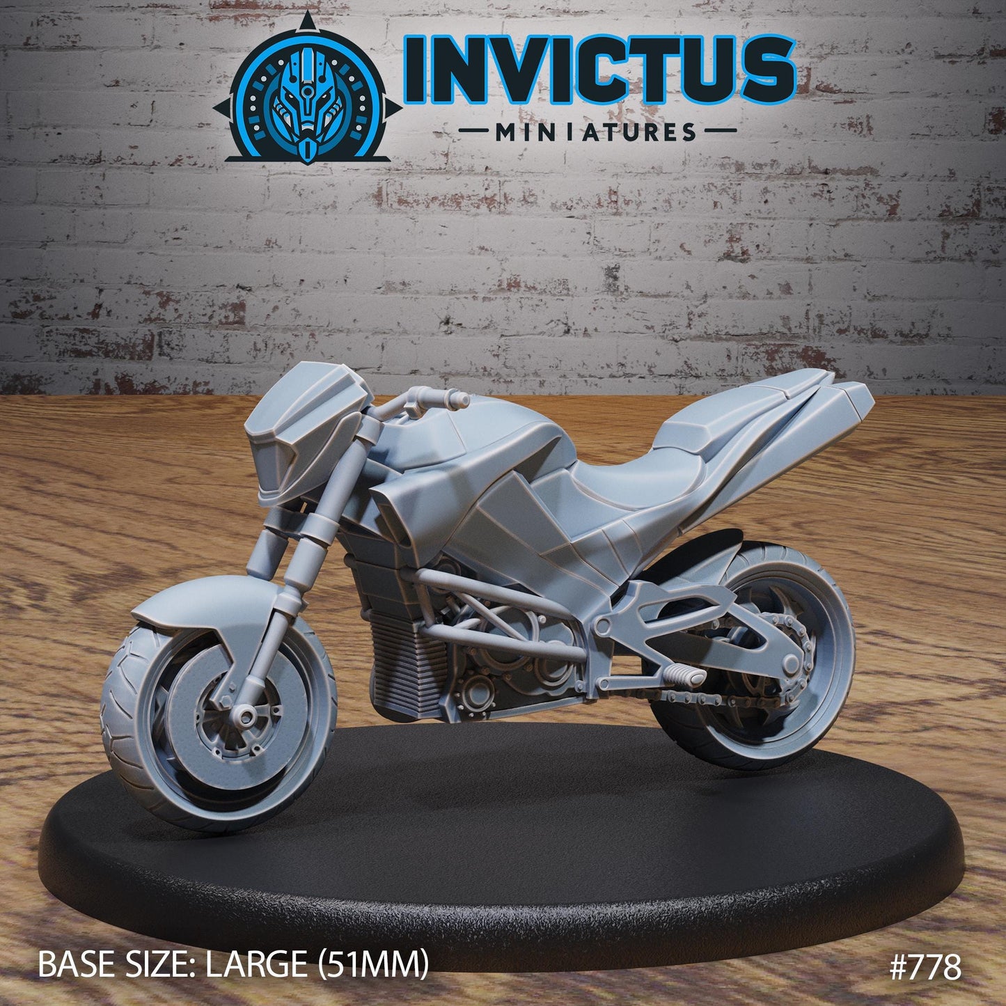 Bike Robot (2 Variants Available) - Invictus Miniatures