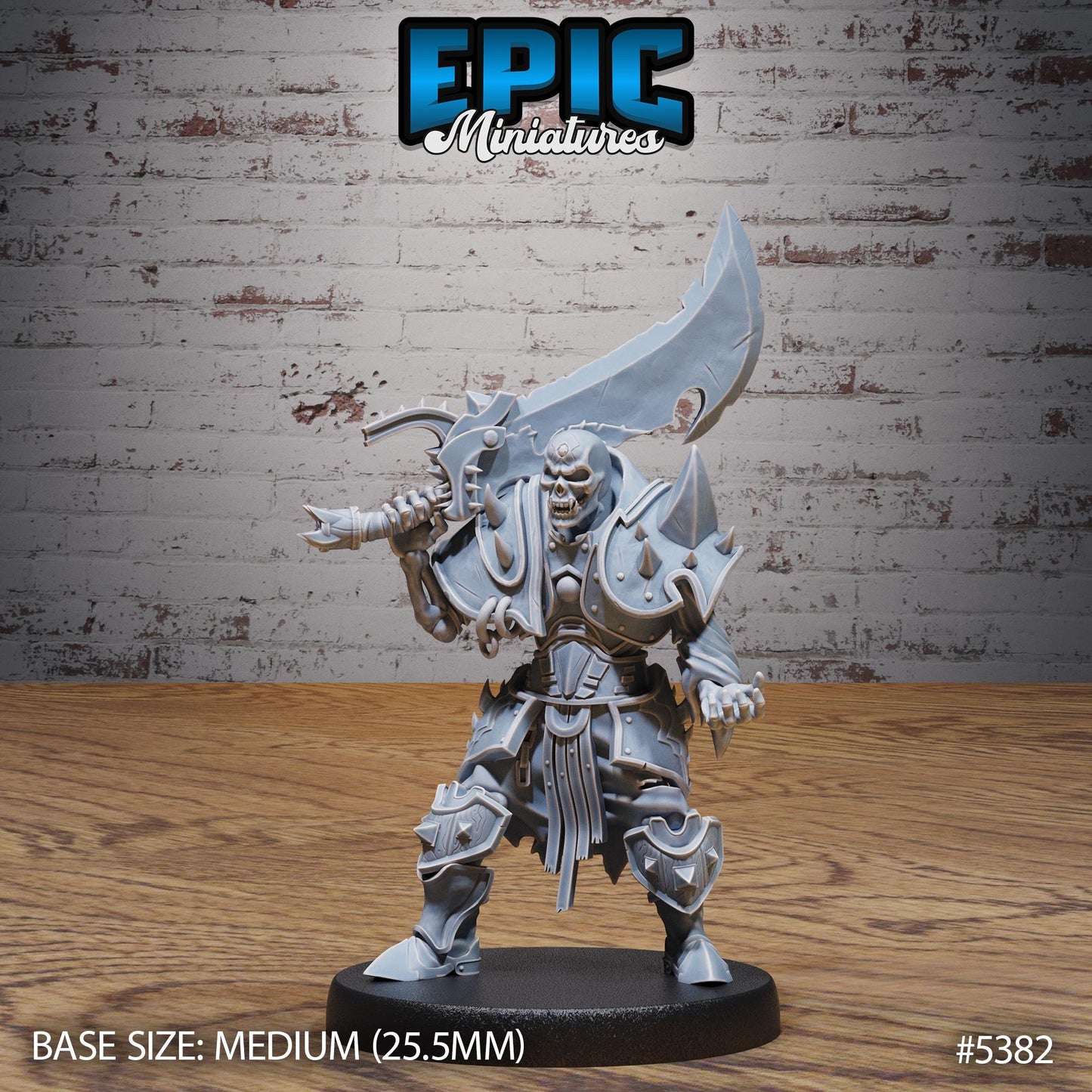 Skeleton Heavy Gladiator (3 Variants Available) - Epic Miniatures