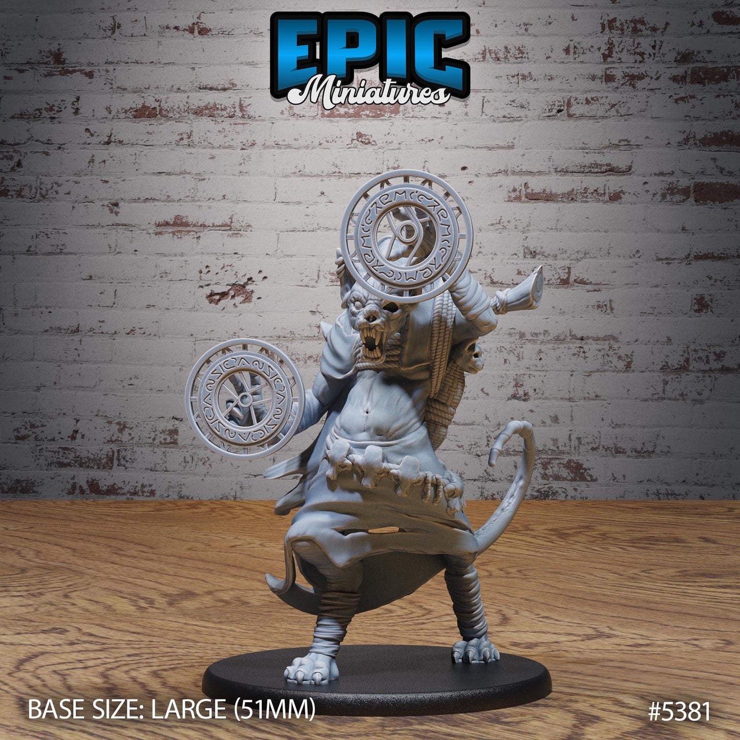 Cat Folk Zombie Giant (3 Variants Available) - Epic Miniatures
