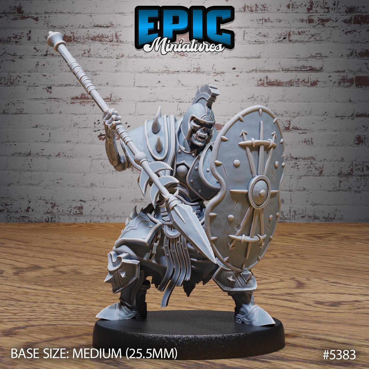 Skeleton Heavy Gladiator - Helmets (3 Variants Available) - Epic Miniatures