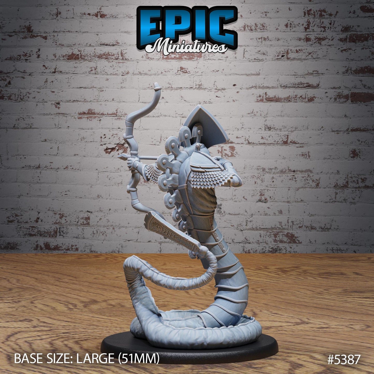 Death Serpent, Undead Naga (3 Variants Available) - Epic Miniatures