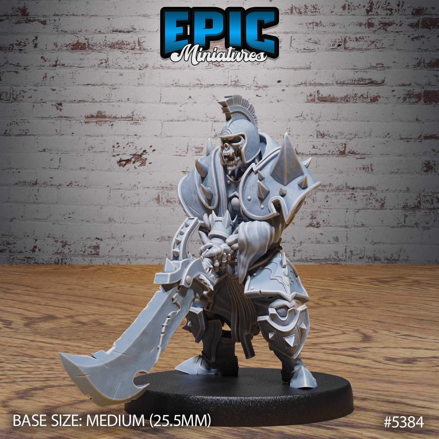 Skeleton Heavy Gladiator - Helmets (3 Variants Available) - Epic Miniatures