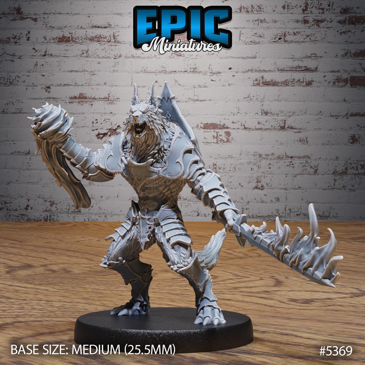 Werewolf Warrior (4 Variants Available) - Epic Miniatures