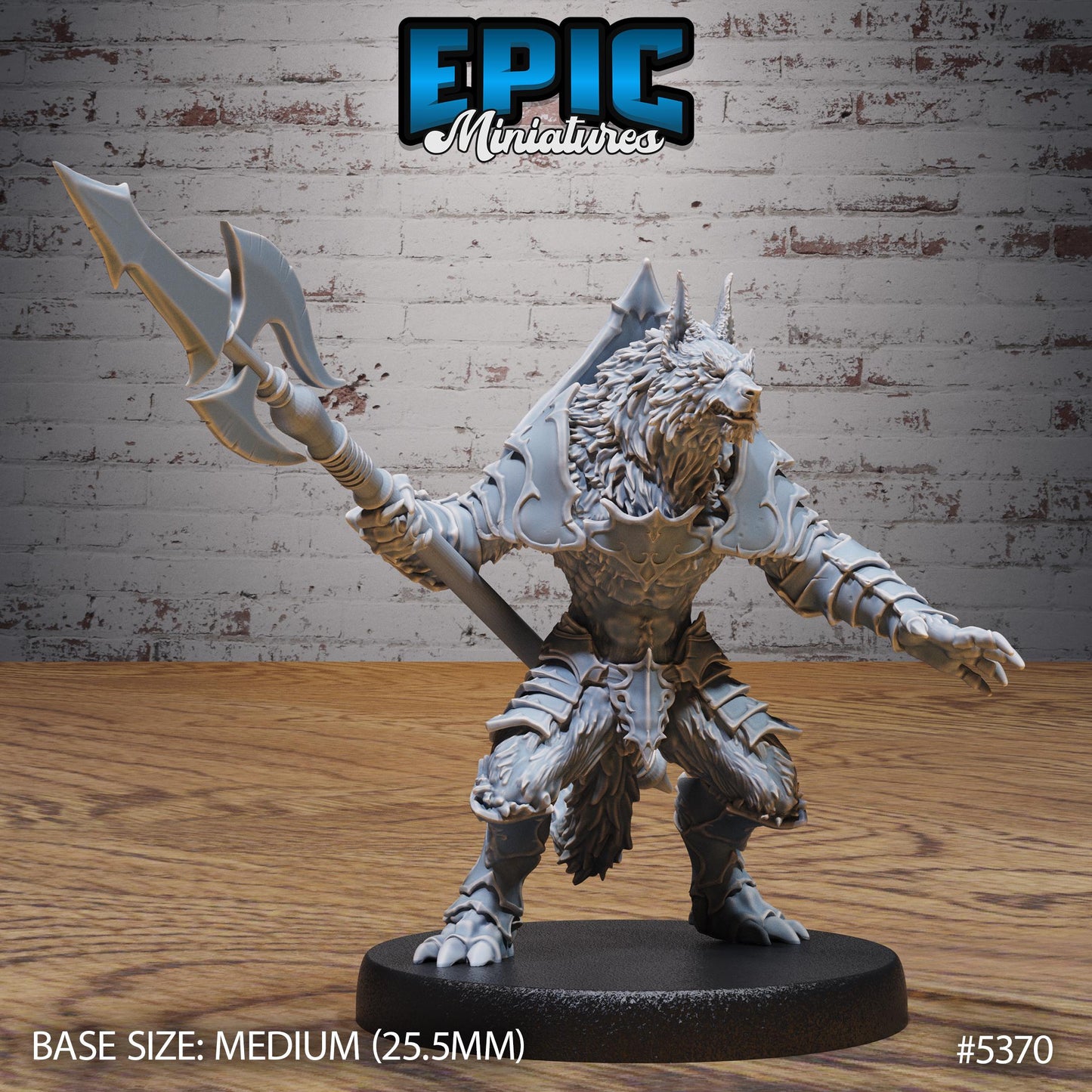 Werewolf Warrior (4 Variants Available) - Epic Miniatures