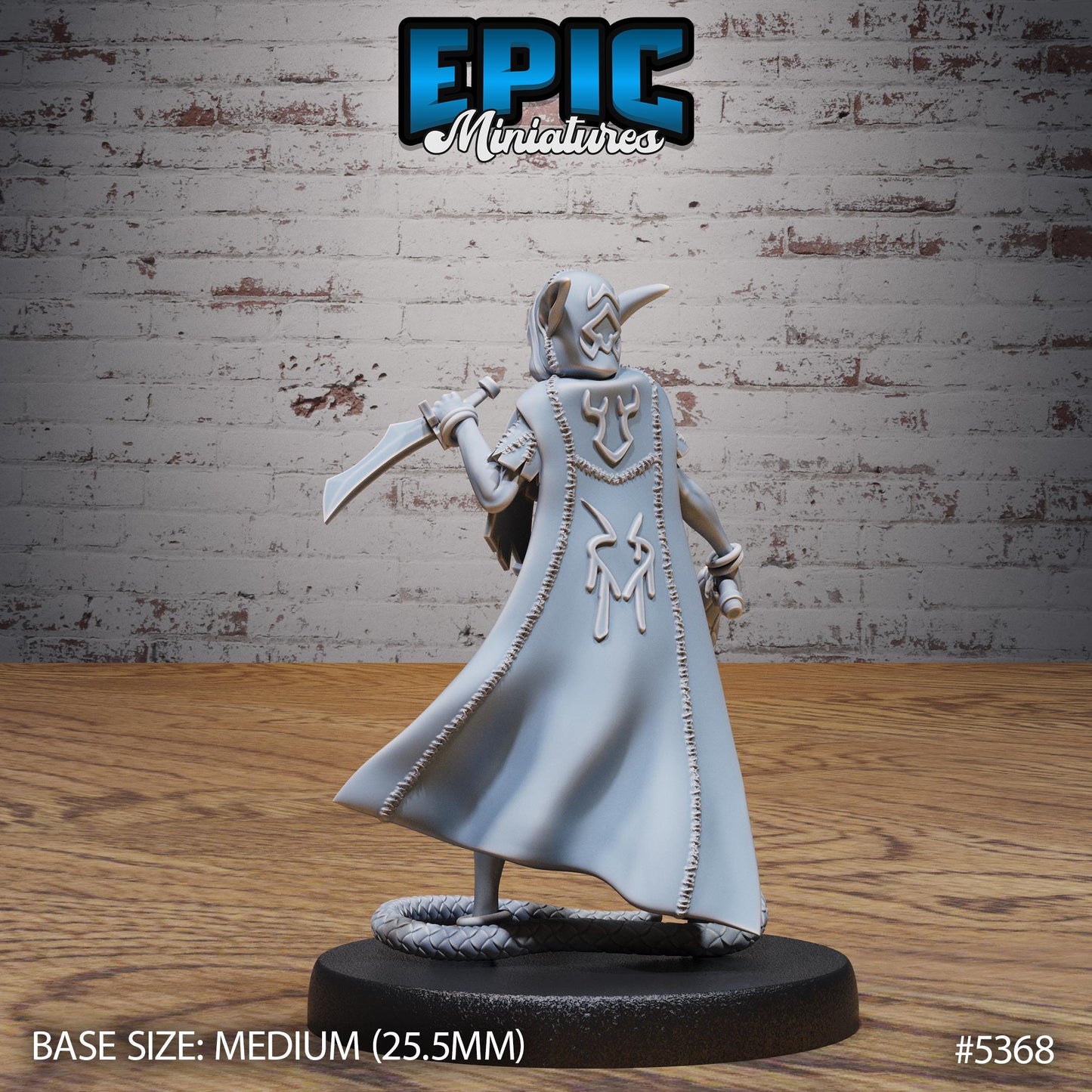 Elven Vampire Lady - Whip (2 Variants Available) - Epic Miniatures