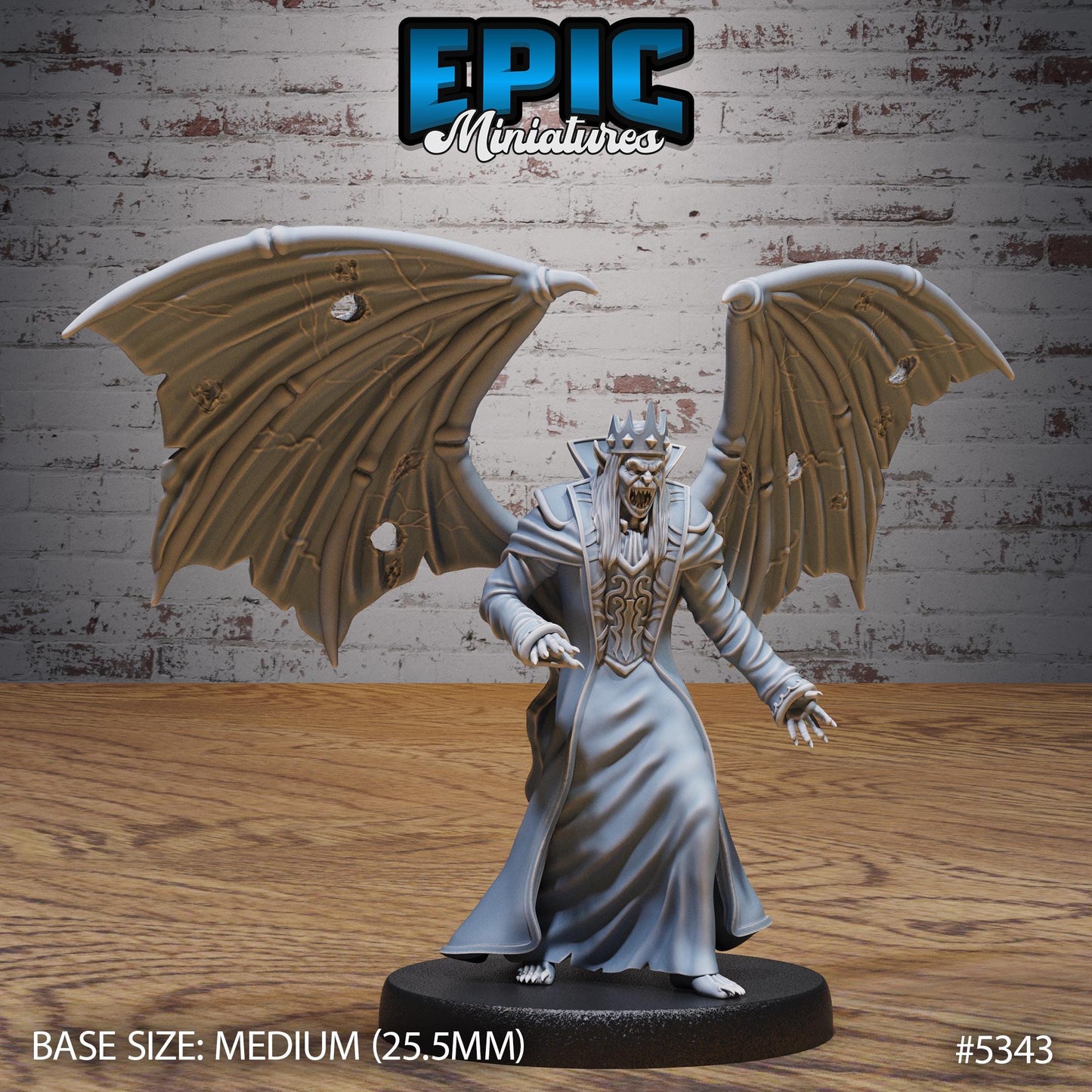 Vampire King, Winged (3 Variants Available) - Epic Miniatures