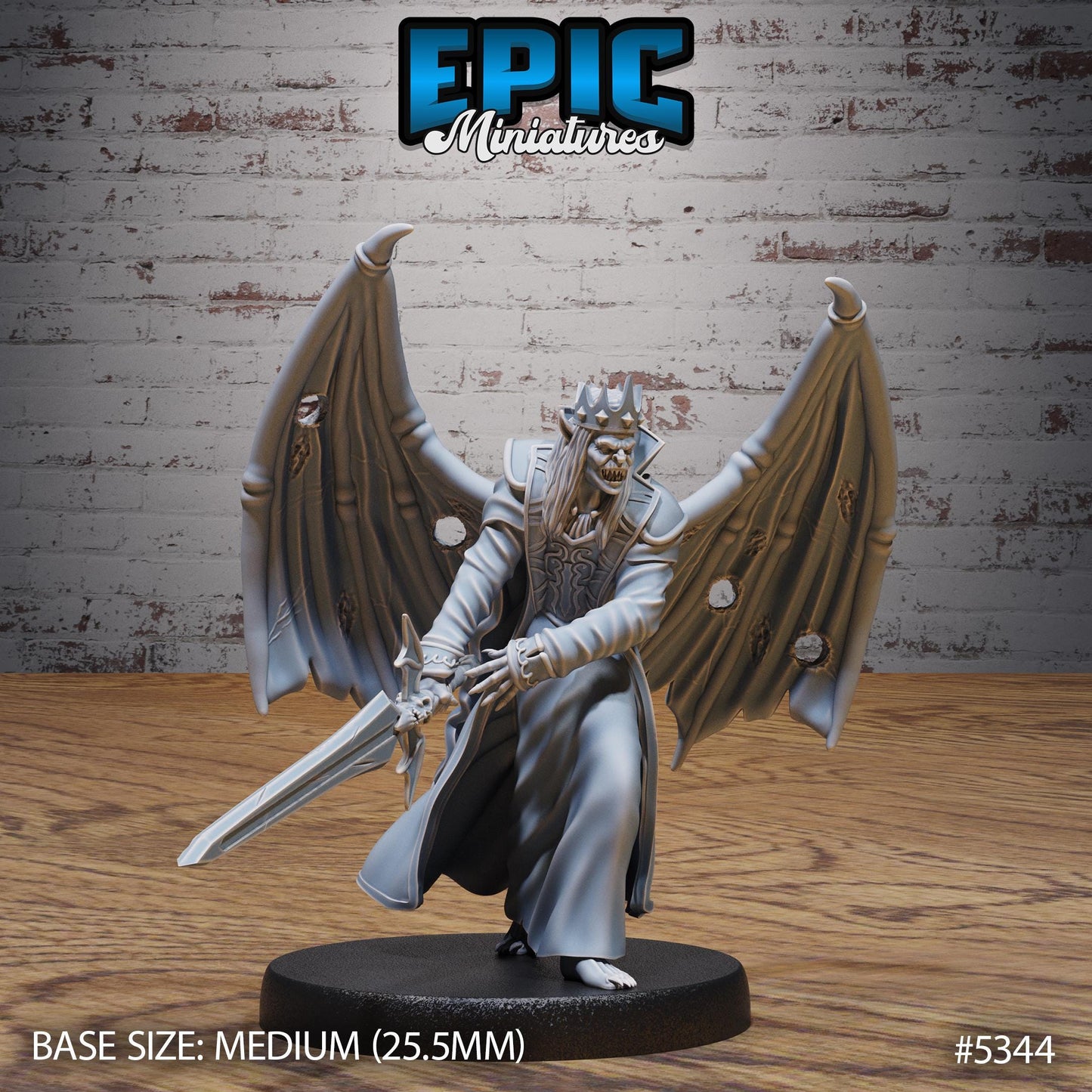 Vampire King, Winged (3 Variants Available) - Epic Miniatures