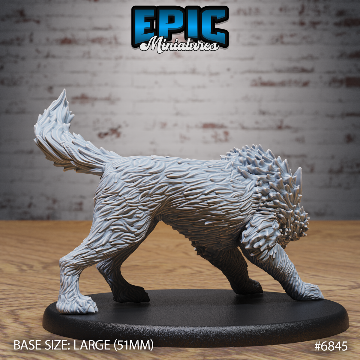 Dire Wolf (3 Variants Available) - Epic Miniatures