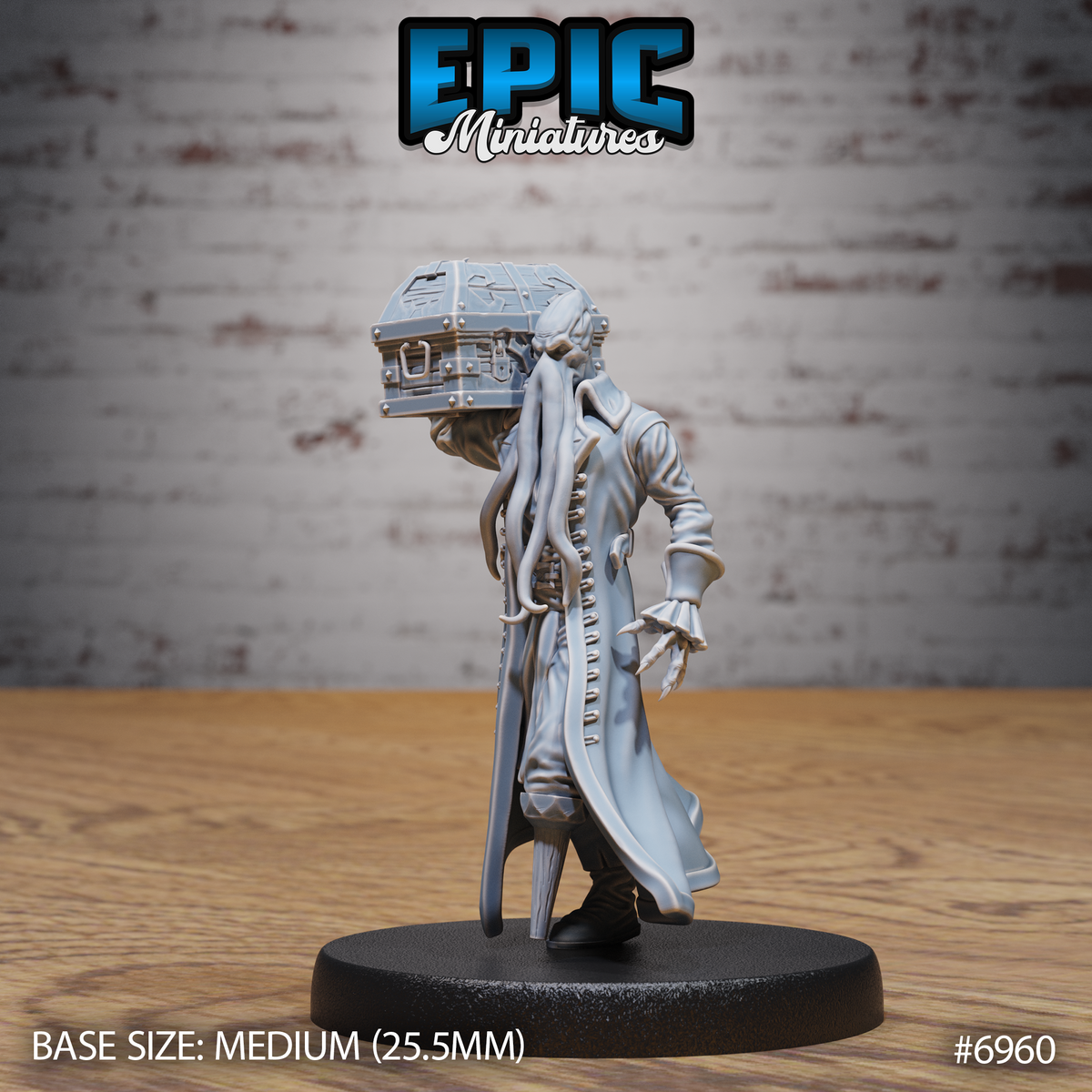 Mind Pirate Captain (3 Variants Available) - Epic Miniatures