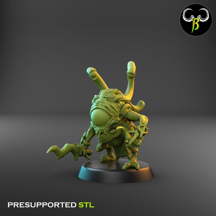 Eyecolites, Set 1 (3 Variants Available) - Clay Beast Creations