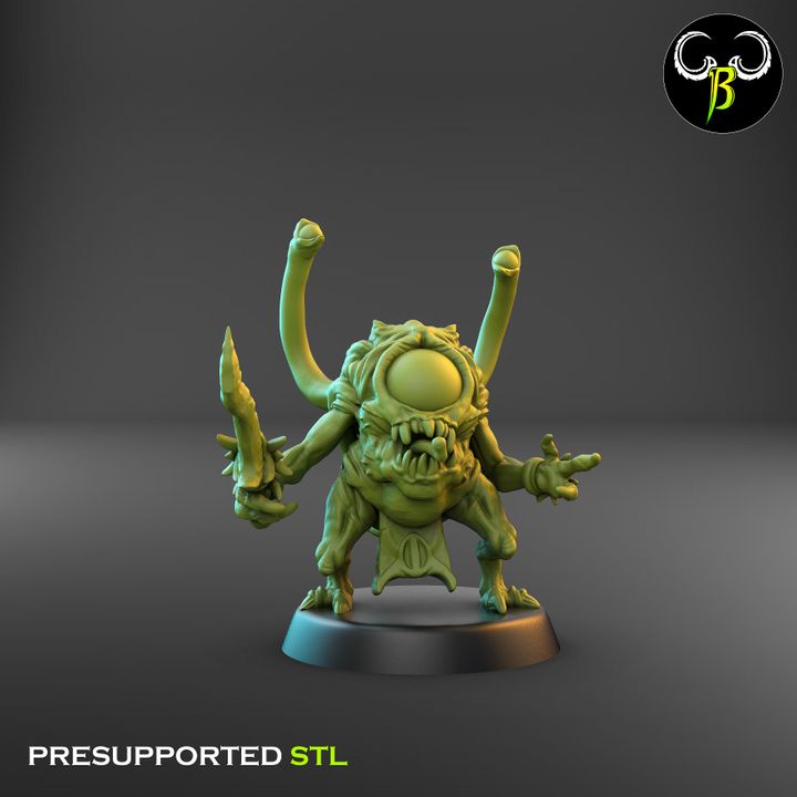 Eyecolites, Set 3 (3 Variants Available) - Clay Beast Creations