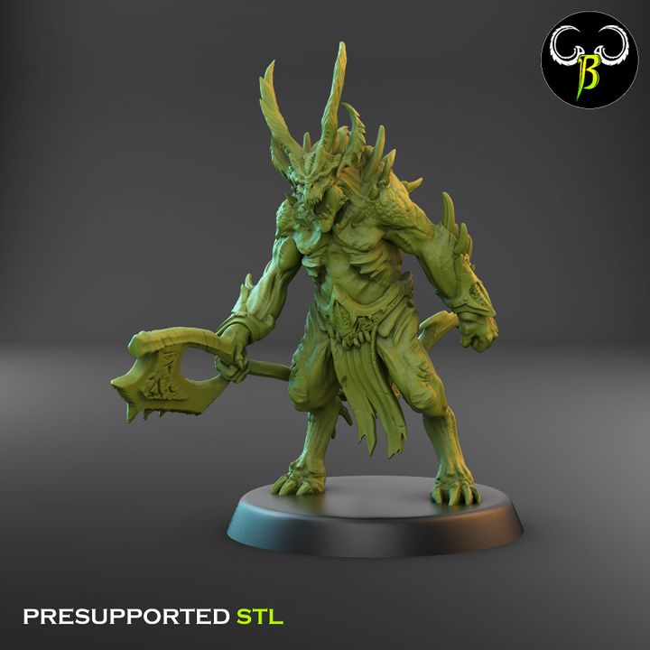 Gorebreakers, Set B (3 Variants Available) - Clay Beast Creations