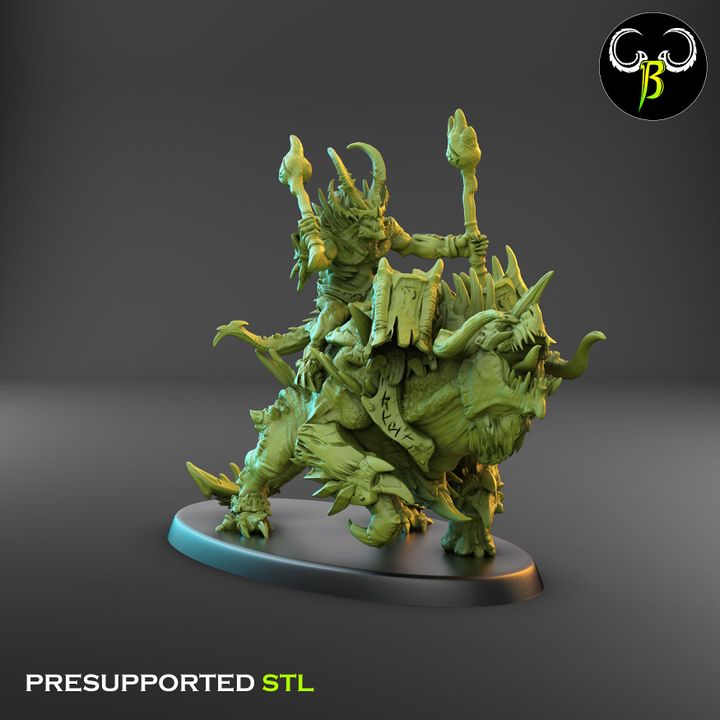 Gore Riders, Leader Set (3 Variants Available) - Clay Beast Creations