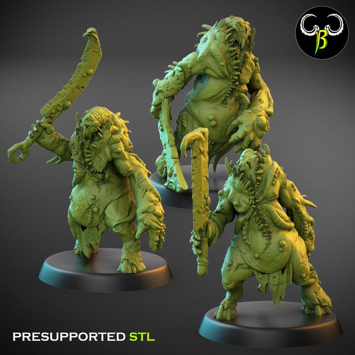 Maggotfiends, Set 3 (3 Variants Available) - Clay Beast Creations