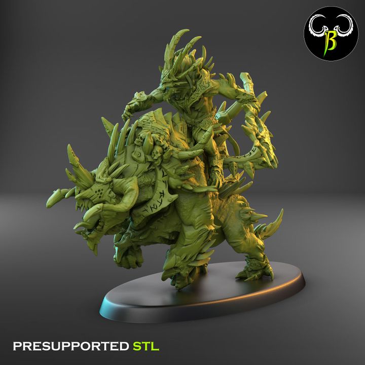 Mounted Apostle of Ruin - Clay Beast Creations