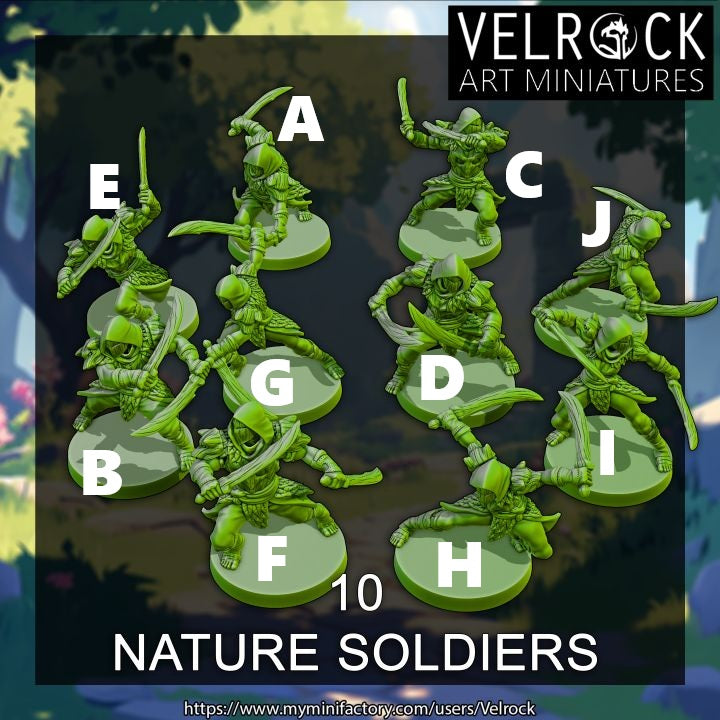 Nature's Pathway Soldiers (10 Variants Available) - Velrock