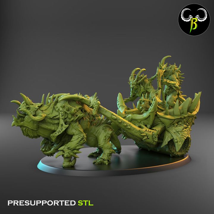 Raging Chariots (3 Variants Available) - Clay Beast Creations