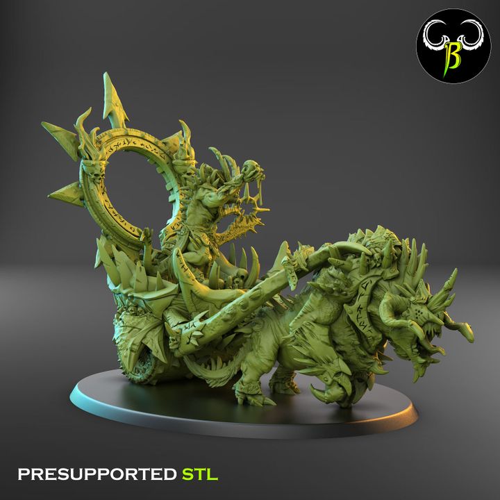 Raging Chariots (3 Variants Available) - Clay Beast Creations