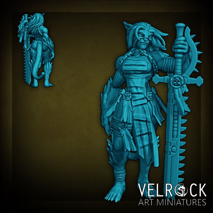 Sister Repanthia with Blessed Chainsword (6 Variants Available) - Velrock
