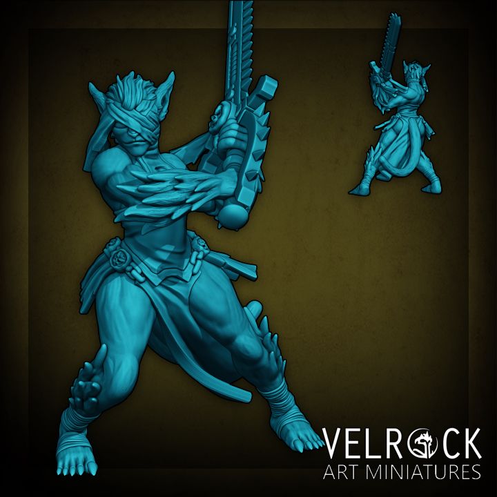 Sister Repanthia with Blessed Chainsword (6 Variants Available) - Velrock