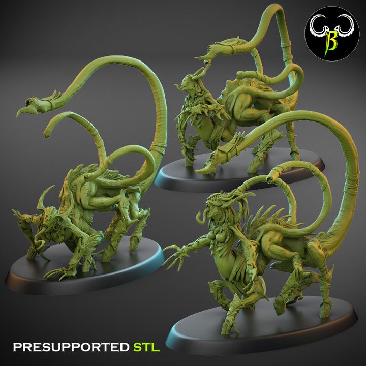 Spawn of Depravation - Female (3 Variants Available) - Clay Beast Creations