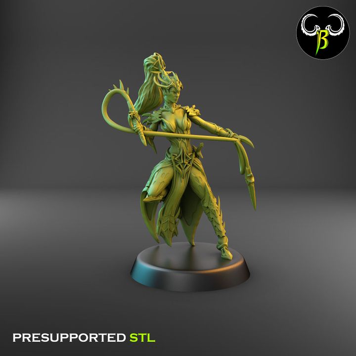 High Devout, Spider Cultist Leaders - Dark Elf Priests (3 Variants Available) - Clay Beast Creations