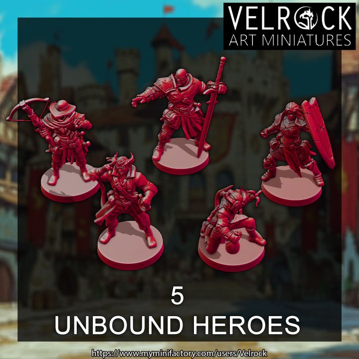 Unbound Soldiers, Heroes (6 Variants Available) - Velrock