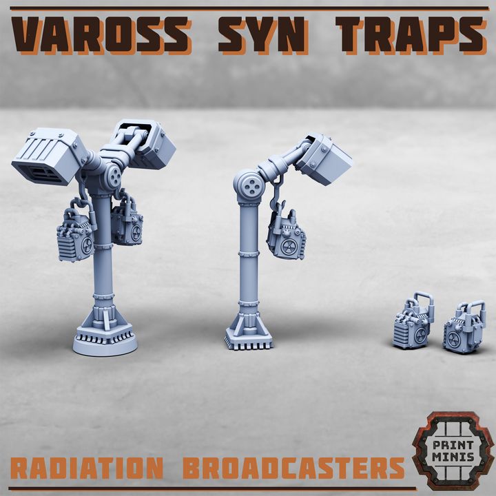 Vaross Syn Traps, Scenery Kit - 32mm Scale (7 Variants Available) - Print Minis