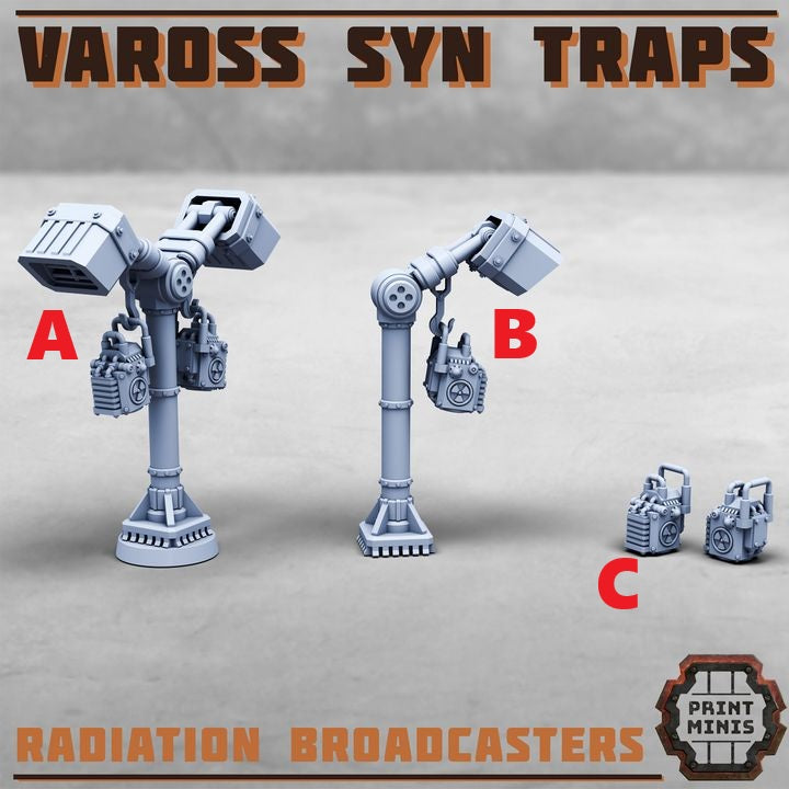 Vaross Syn Traps, Scenery Kit - 32mm Scale (7 Variants Available) - Print Minis