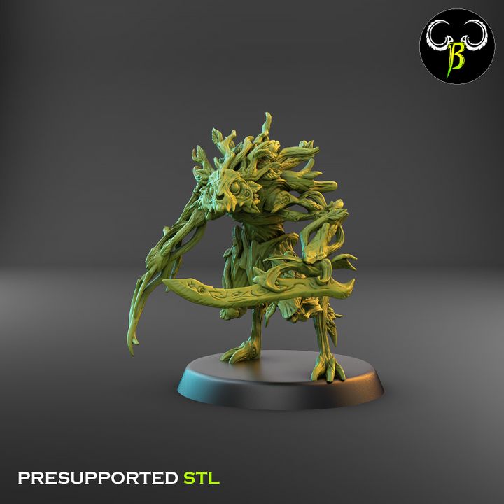 Vine Spirits - Sword Squad (7 Variants Available) - Clay Beast Creations
