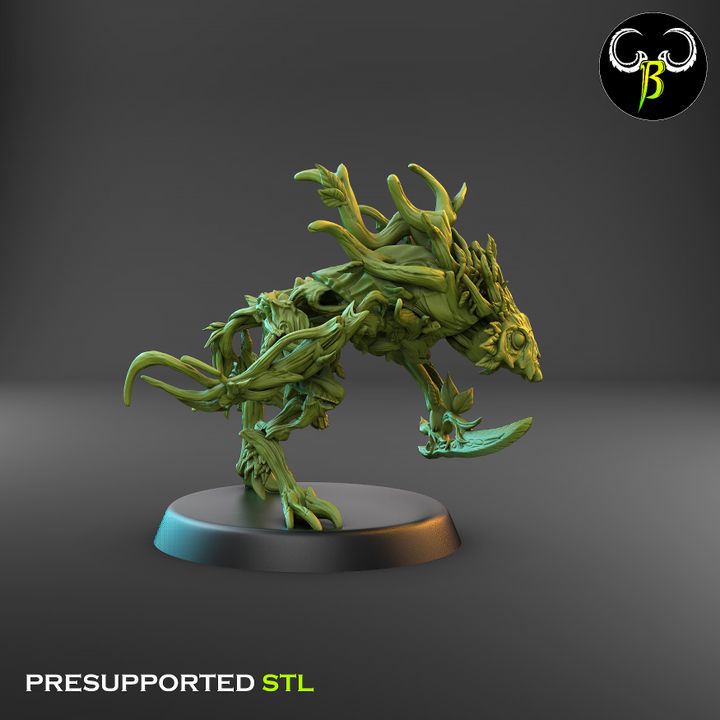 Vine Spirits - Sword Squad (7 Variants Available) - Clay Beast Creations