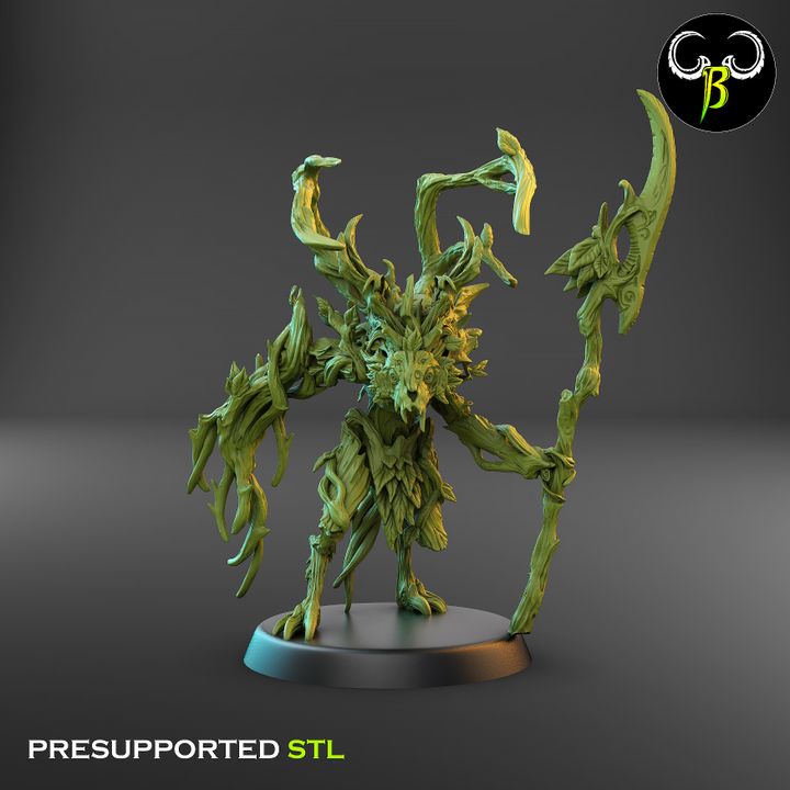 Vine Spirits - Sword Squad (7 Variants Available) - Clay Beast Creations