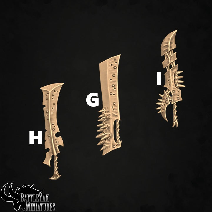 Primal Heart Heavy Weapons, Customisation Pack - 28mm Scale (9 Variants Available) - Battle Yak