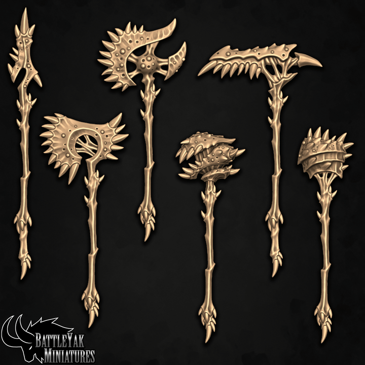 Primal Heart Heavy Weapons, Customisation Pack - 28mm Scale (9 Variants Available) - Battle Yak