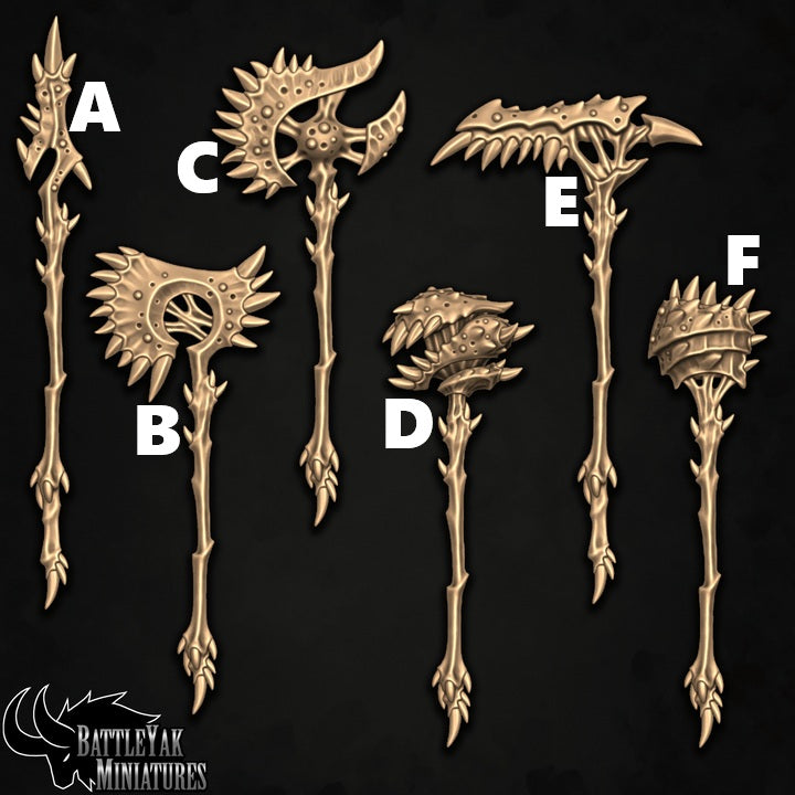 Primal Heart Heavy Weapons, Customisation Pack - 28mm Scale (9 Variants Available) - Battle Yak
