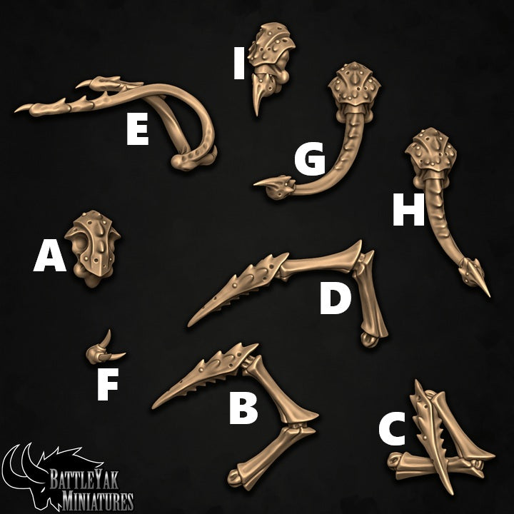 Primal Heart Apex Backpacks, Customisation Pack - 32mm Scale (9 Variants Available) - Battle Yak