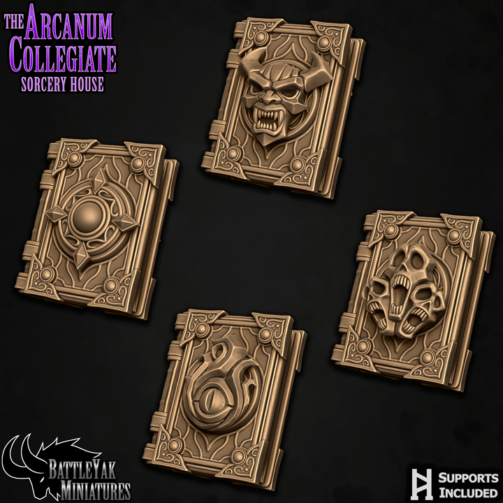 Volumes Arcana, Levitating Spellbooks (9 Variants Available) - Battle Yak