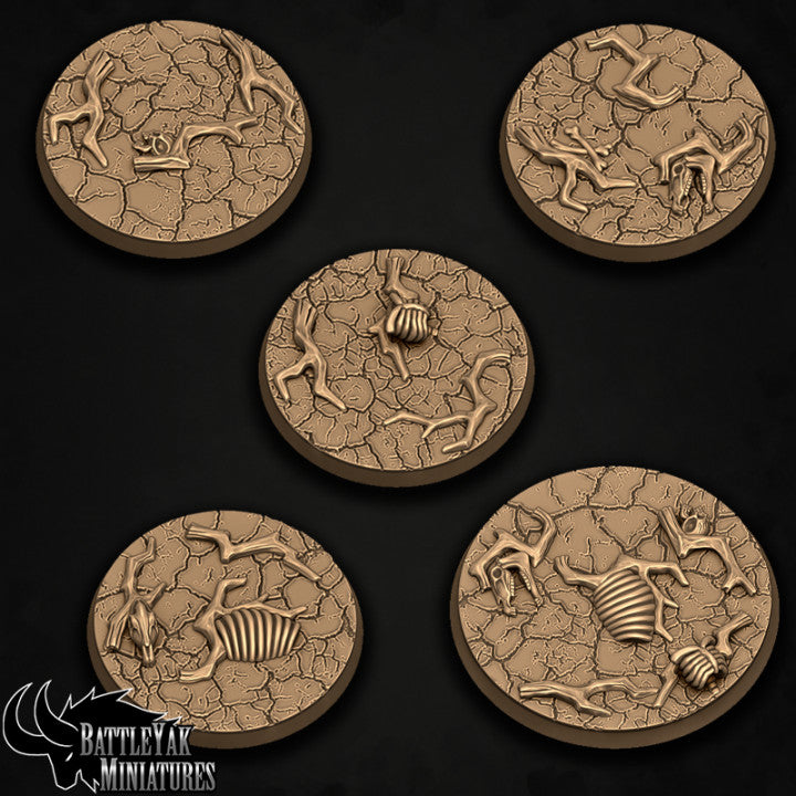 Grolkaur Khanate Bases - Wasteland Base Set (19 Variants Available) - Battle Yak