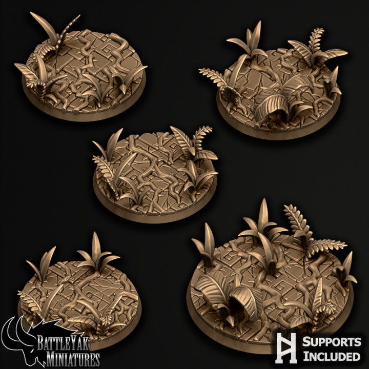 Golden City Bases - Jungle Temple Base Set (15 Variants Available) - Battle Yak