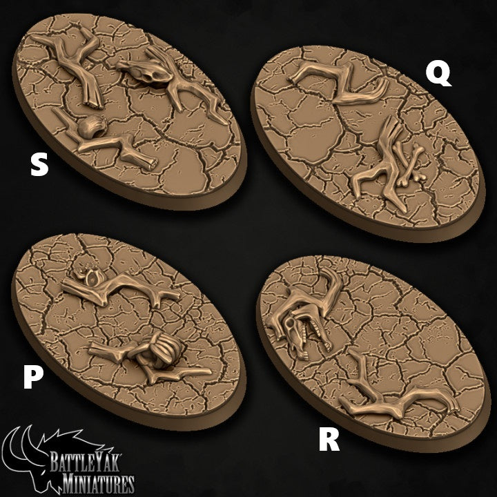 Grolkaur Khanate Bases - Wasteland Base Set (19 Variants Available) - Battle Yak